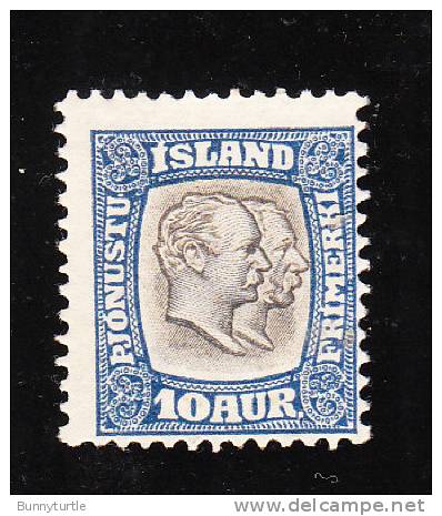 Iceland Kings Christian IX & Frederik VIII 10a Mint Unlisted - Unused Stamps