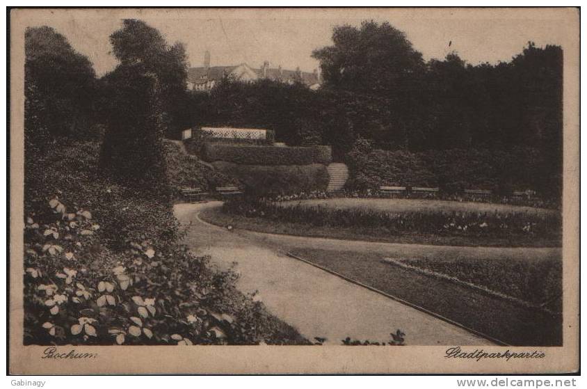 *GERMANY - BOCHUM-001 - STADTPARKPARTIE - 1927 - Bochum