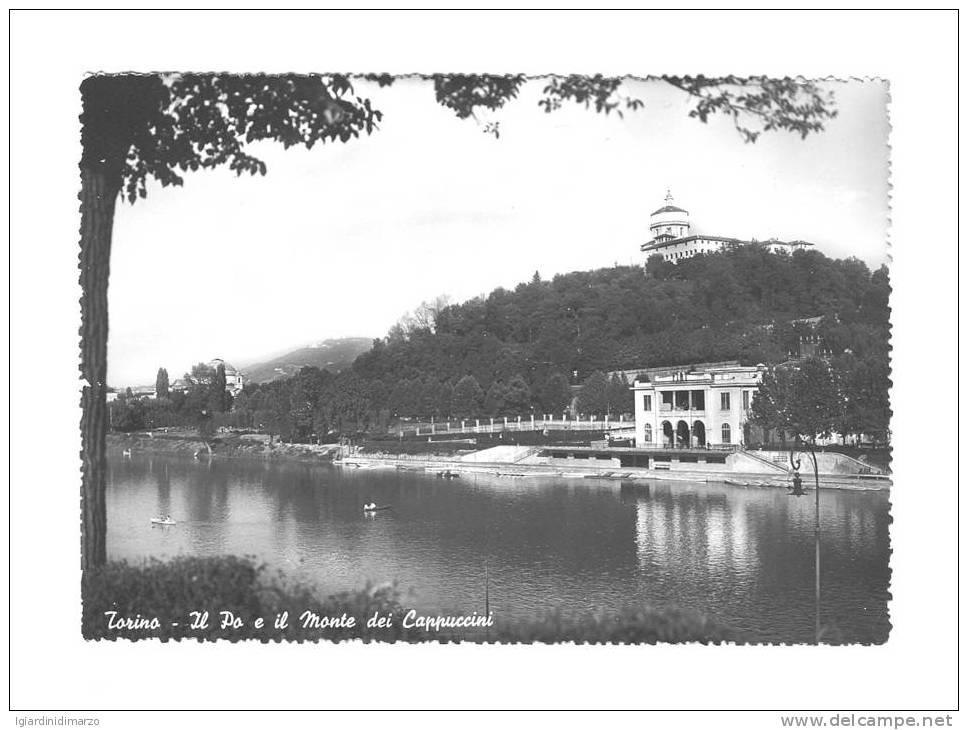 TORINO - 1957 - Il Fiume Po E Il Monte Dei Cappuccini - Viaggiata  - In Buone Condizioni - DC2288. - Fiume Po