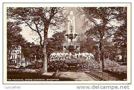 THE FOUNTAIN .STEINE GARDENS..BRIGHTON  . - Brighton