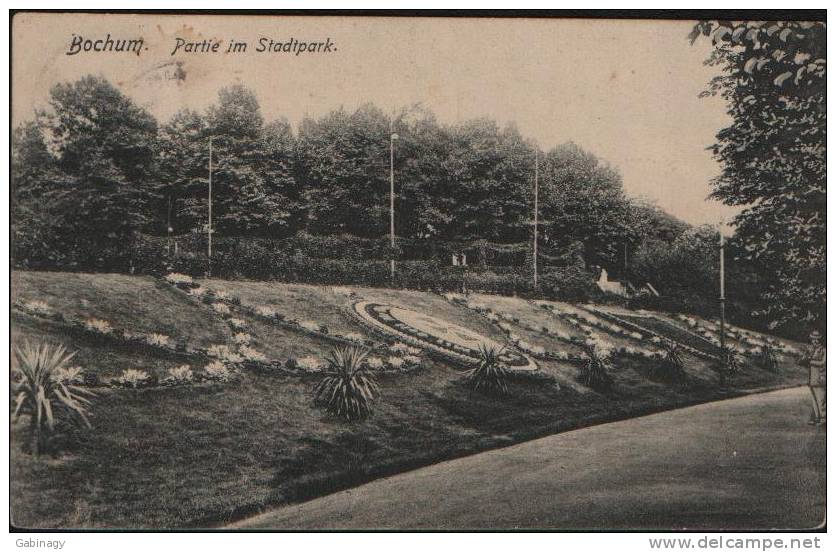 *GERMANY - BOCHUM-002 - PARTIE IM STADTPARK- 1913 - Bochum