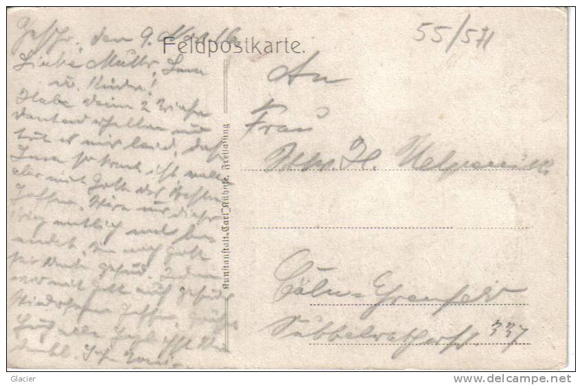 55-571 - VILOSNES Sur Meuse - HARAUMONT - Feldpostkarte - Guerre 1914-18 - Militaires - Dun Sur Meuse