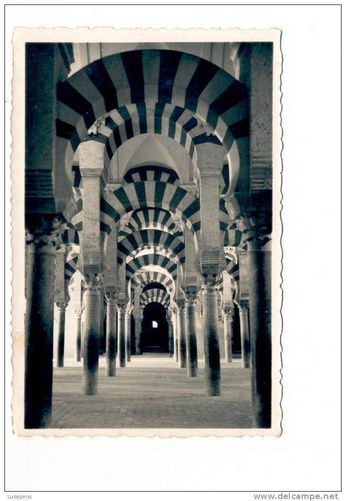 OLD FOREIGN 1367 - ESPAÑA SPAIN - CÓRDOBA  - INTERIOR DE LA MEZQUITA - Córdoba