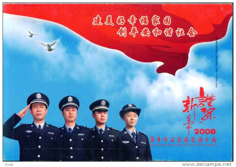 Police Policemen Policewoman Bird Dove Pigeon   Prepaid Card , Postal Stationery - Police - Gendarmerie