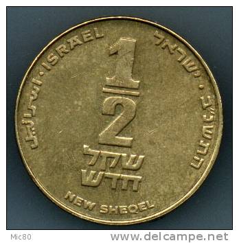 Israël 1/2 New Sheqel 1992 Ttb - Israel