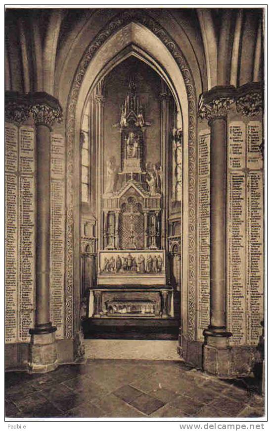 Carte Postale 59.  Marcq-en-Baroeul  Institution Intérieur De La Chapelle Des Anciens Trés Beau Plan - Marcq En Baroeul