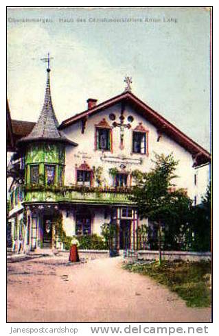 OBERAMMERGAU Haus Des Christusdarstellers Anton Lang - BAYERN - Deutschland - Oberammergau