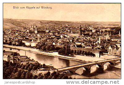 WURZBURG Blick Vom Kappele   - BAYERN - Deutschland----***   Preis Hat Verringert*** - Wuerzburg