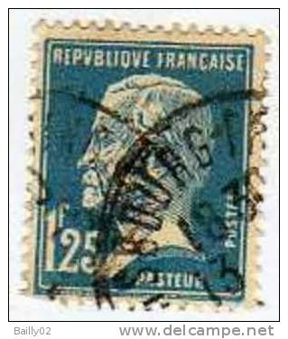 Pasteur  1.25F   Yvert N°180  Obl  Côte 10E - 1922-26 Pasteur