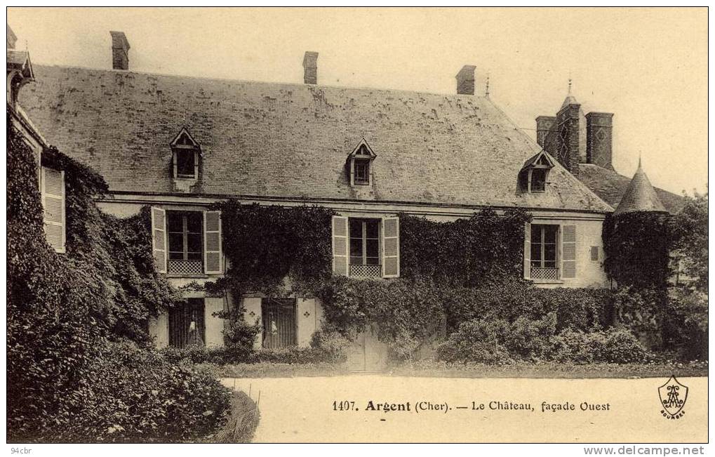 CPA (18)      ARGENT  Le Chateau  Facade Ouest - Argent-sur-Sauldre