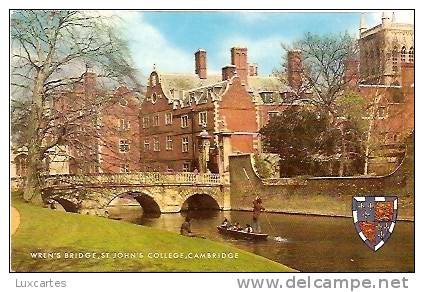 WREN'S BRIDGE. ST JOHN'S COLLEGE. CAMBRIDGE. - Cambridge