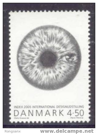 2005 DENMARK DESIGN EXHIBIT-EYE 1V - Unused Stamps