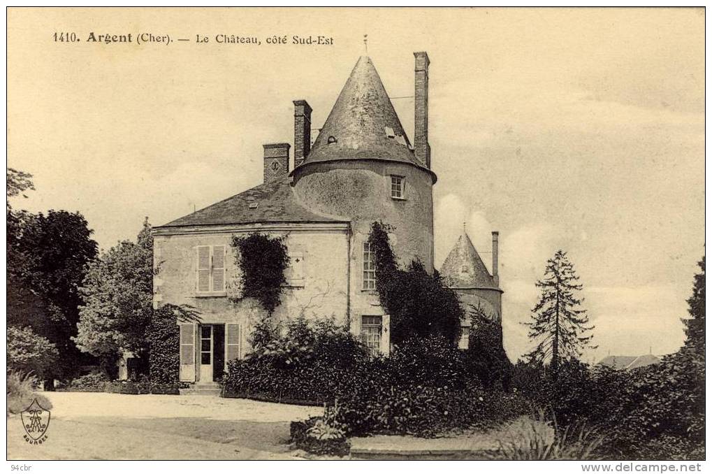 CPA (18)      ARGENT  Le Chateau   Coté Sud Est - Argent-sur-Sauldre