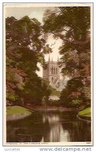 CAMBRIDGE. ST.JOHN'S COLLEGE CHAPEL./  9986 - Cambridge