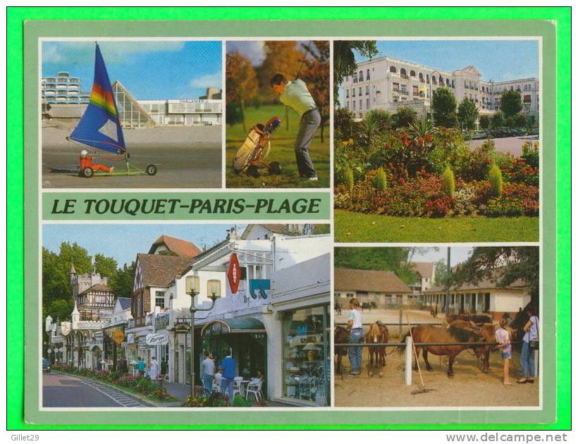 LE TOUQUET-PARIS-PLAGE (62) - 5 MULTIVUES - ARTAUD & FRÈRES,ÉDITEURS - CIRCULÉE EN 1992 - - Montreuil