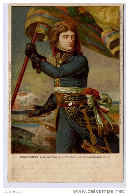 BONAPARTE A LA BATAILLE D´ARCOLE ...CARTE PRECURSEUR - Characters