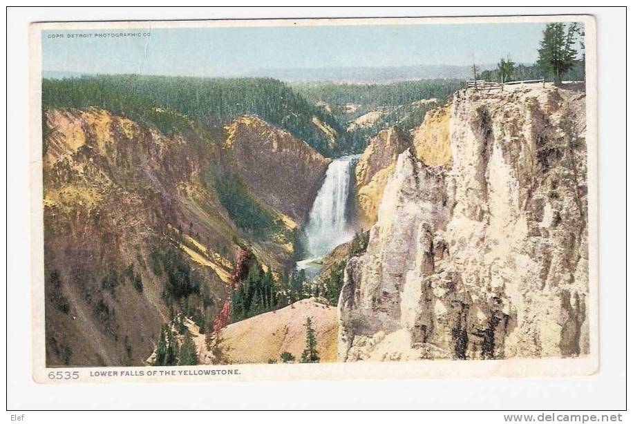 Lower Falls Of The Yellowstone , Wyoming, U.S.A. ;B/TB - Yellowstone