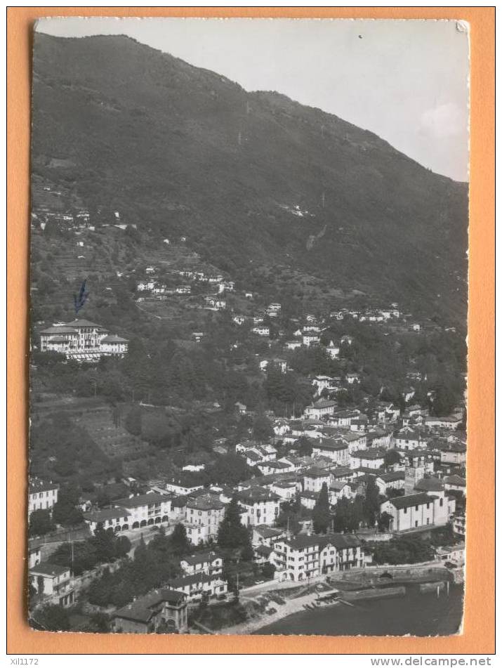 D566, TI, Brissago Lago Maggiore. Lac Majeur. Tampon Brissago Et Mont - Pélerin 1961. Grand Format. - Brissago