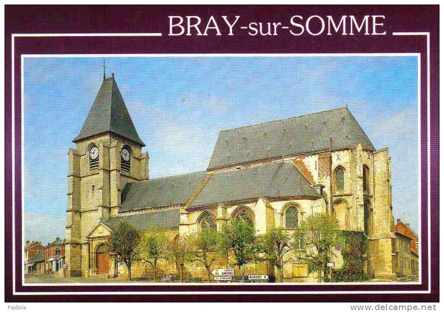 Carte Postale  80.  Bray-sur-Somme   Trés Beau Plan - Bray Sur Somme