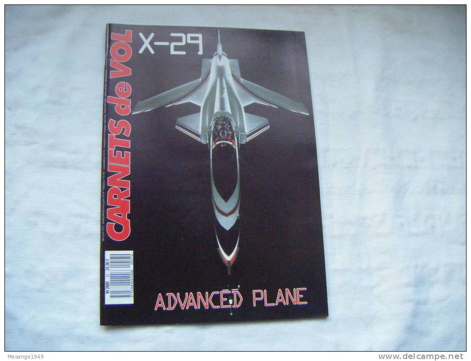 Carnets De Vol -advanced Plane  X-29 Etc........n°57    75/7993- - Aviation