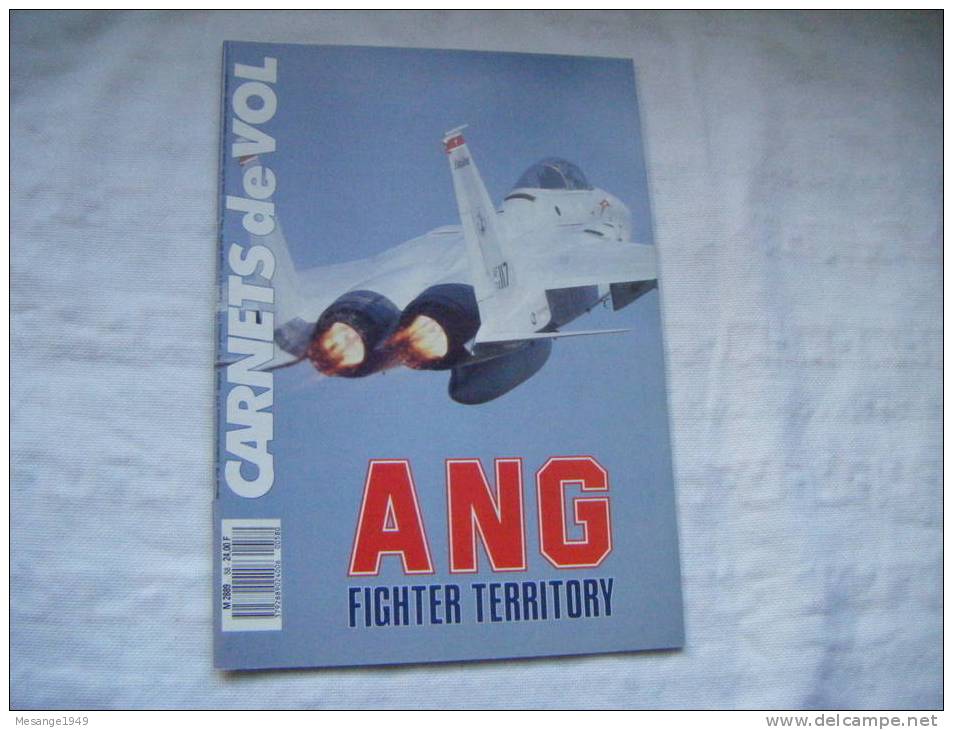 Carnets De Vol -A N G  Fighter Territory Etc........n°58    75/7994- - Luftfahrt & Flugwesen