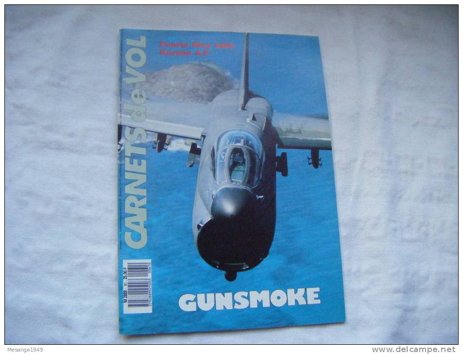 Carnets De Vol -gunsmoke -puerto Rico Ang-korean A.f.   Etc......n°61    75/7996 - Aviazione