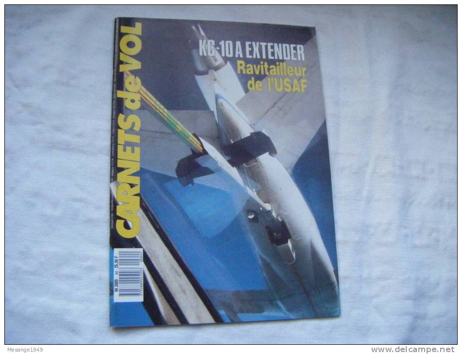 Carnets De Vol - Kc-10 A Extender Ravitailleur De L'usaf   Etc......n°64    75/7998 - Aviazione