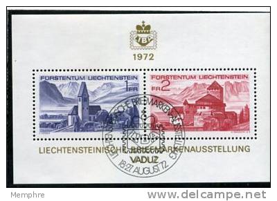 1972  Exposition Philatélique Mi Nr Block 9  Oblitéré 1er Jour - Used Stamps