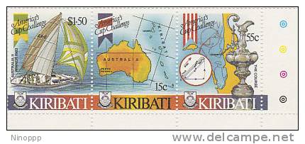 Kiribati-1983 America´s Cup Strip - Kiribati (1979-...)