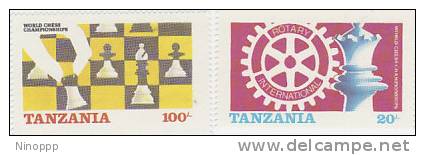 Tanzania-1986 Rotary-Chess MNH - Tanzania (1964-...)