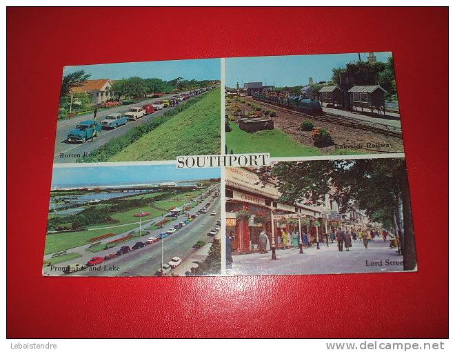 -CPSM -ANGLETERRE: SOUTHPORT-MULTI-VUES-CARTE EN BON ETAT. - Southport