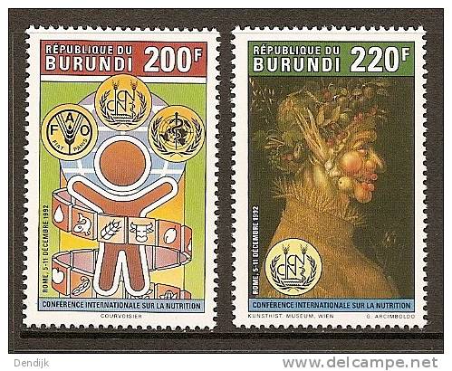 Burundi COB 1004 / 1005 ** - Ungebraucht