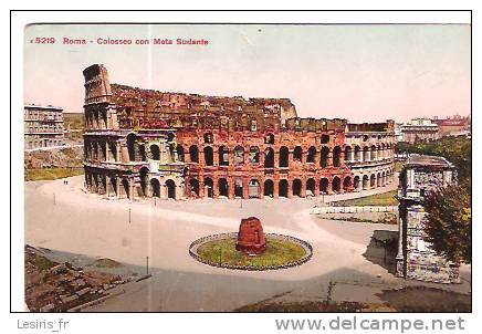 CPA - ROMA - COLOSSEO CON META SUDANTE - 5219 - Colosseum