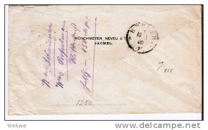 Ha012/  HAITI - Mi.Nr. 11a (1882) + 19 (1887) Mixed Franking To Germany 1889 - - Haiti