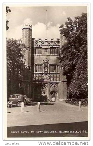 GREAT GATE.TRINITY COLLEGE. CAMBRIDGE. K.4176. - Cambridge