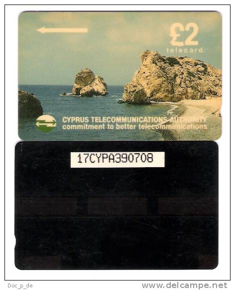 Cyprus - Chypre - Zypern - CYP-M29 - Beach - 17CYPA On White Strip - Cyprus