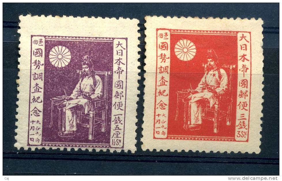 Japon  -  1920  :  Yv  158-59  * - Unused Stamps