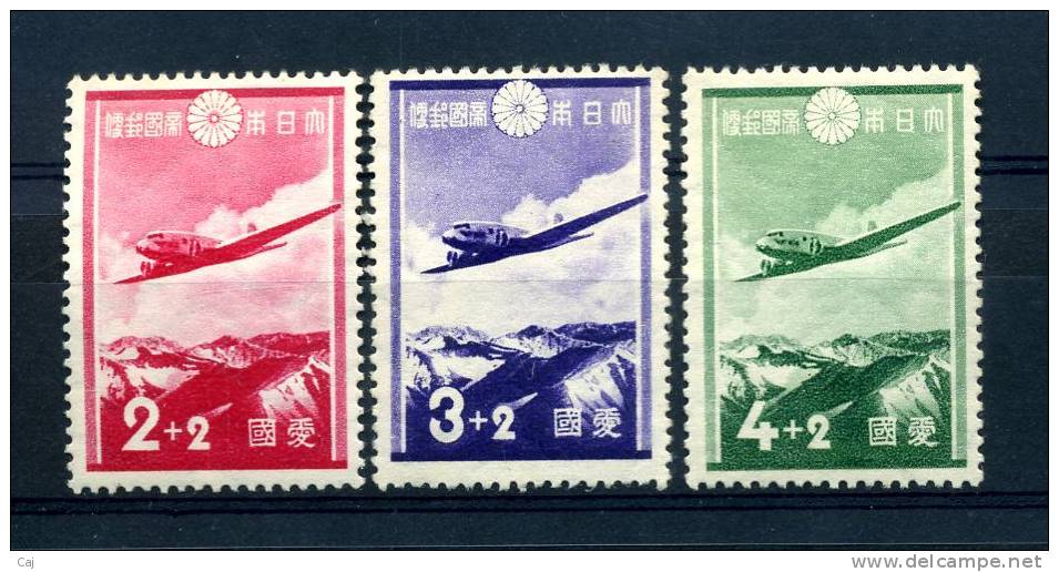 Japon  -  1937  :  Yv  243-45  *     ,  N2 - Neufs