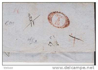 Gr-P001/ Griechenland -  SYROS 1852 Mit österr. Llyod Nach Triest (mit Inhalt) - ...-1861 Prephilately