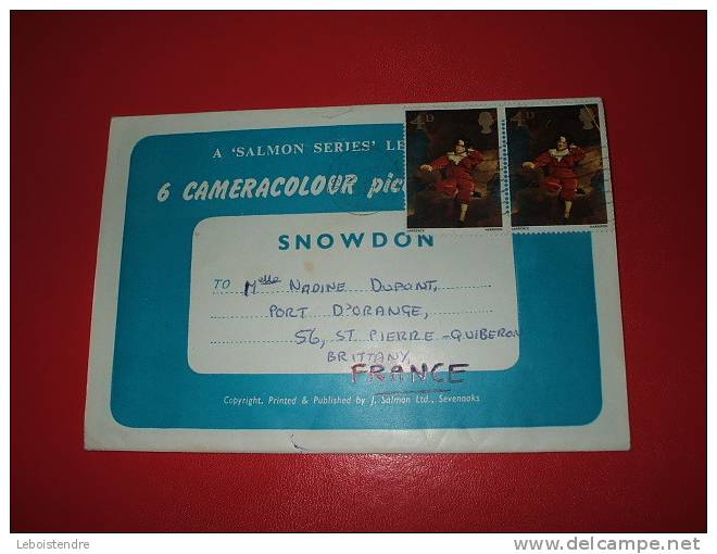 CPSM ANGLETERRE -CARNET 6 CARTES PAPIER FIN DE SNOWDON-CARTES EN BON ETAT. - Caernarvonshire