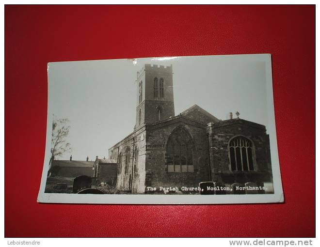 CPSM ANGLETERRE -THE PARISH CHURCH,MOULTON,NORTHANTS.- - Northamptonshire