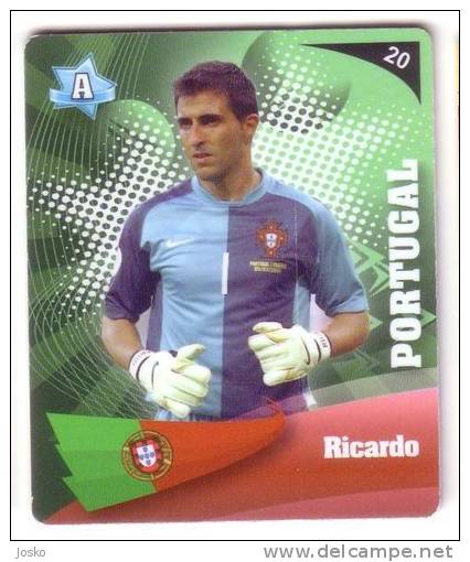 RICARDO - REAL BETIS ... Croatian Football Trading Card UEFA EURO 2008 * Soccer Fussball Futbol Futebol Spain Portugal - Andere & Zonder Classificatie