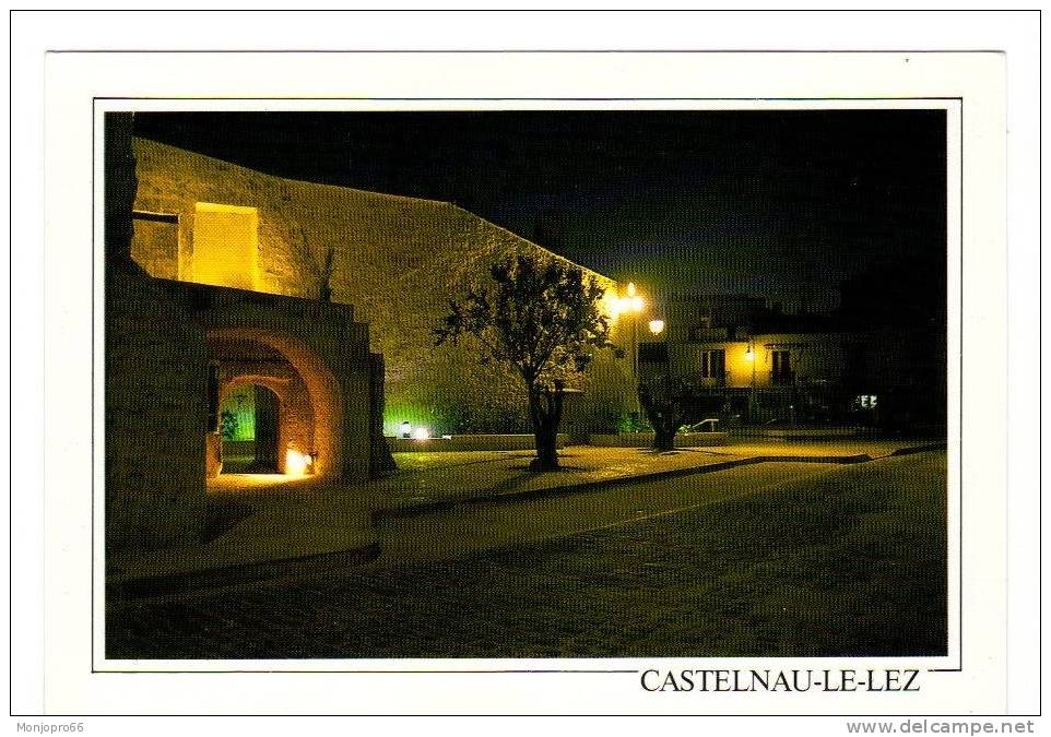 CPM De Castelnau Le Lez   Place De La Fontaine - Castelnau Le Lez