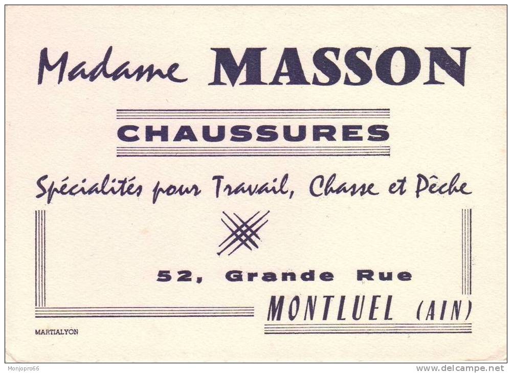 Buvard De Madame MASSON Chaussures De Travail Chasse Et Pêche - Schuhe