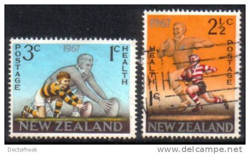 NEW ZEALAND  Scott #  B 73-4  F-VF USED - Used Stamps