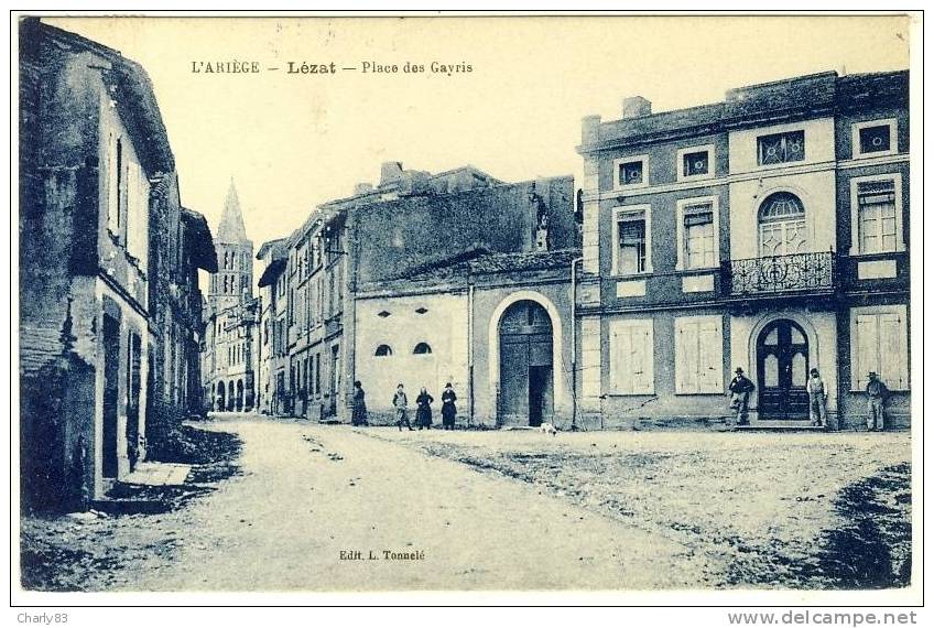 09-LEZAT- PLACE  DES  CAYRIS  N4 - Lezat Sur Leze