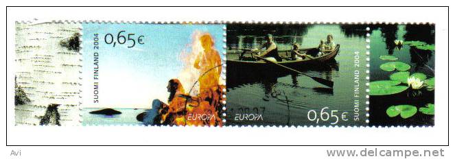 Finland Europa 2004. Pair Fine Used. - 2004