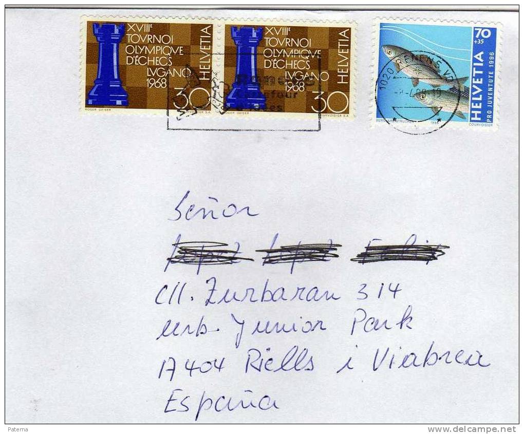 Carta , Suiza , Cover , Letter 2009 - Brieven En Documenten