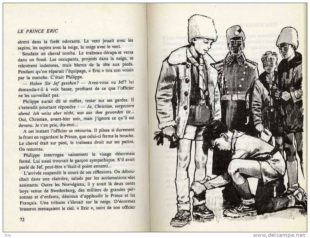 SCOUTISME  -  LE PRINCE ERIC  DE SERGE DALENS  - ILLUSTRATIONS DE P JOUBERT - 202 PAGES   1984 - Aventura