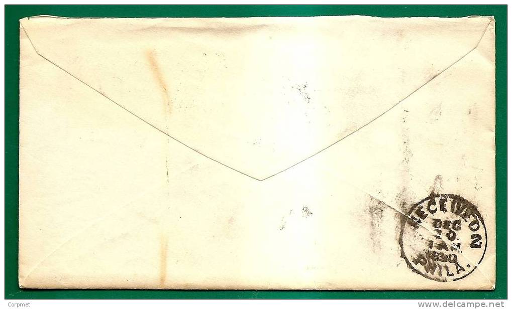 US - 1890 NEW YORK COVER To PHILADELPHIA - Pair Of Scott # 219 - Briefe U. Dokumente